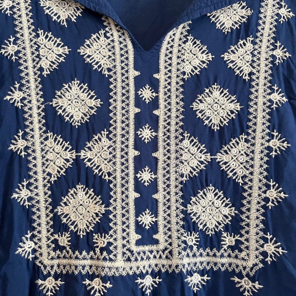 Lucky Brand Embroidered Tunic - M - Picture 2 of 14